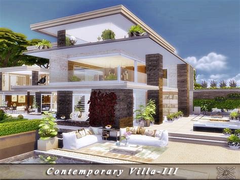 The Sims Resource Contemporary Villa Iii By Danuta720 • Sims 4 Downloads