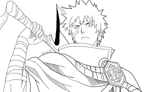 Ichigo From Bleach Coloring Page Free Printable Coloring Pages For Kids