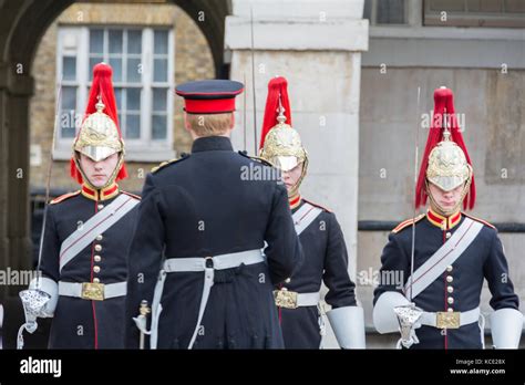 The Blues And Royals Of The Household Cavalry Taking Part In The
