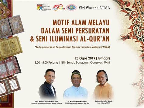 Setiap umat beragama berlomba mencari keselamatan. Siri Wacana ATMA: Motif Alam Melayu di dalam Seni ...