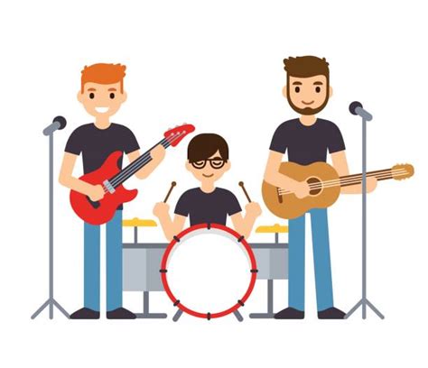 Royalty Free Rock Band Clip Art Vector Images And Illustrations Istock