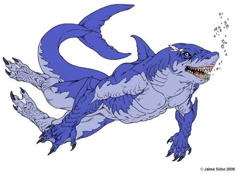 Sir Sharkman By Emryswolf On Deviantart Creature Concept Art