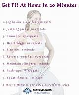 Fitness Workout Routines At Home Photos