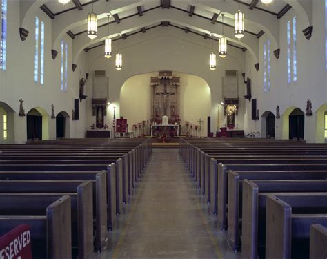 Interior Of St Anthonys Catholic Church Side 1 Of 1