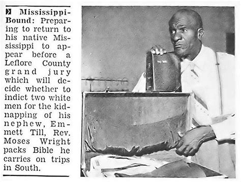 Reverend Moses Wright Leaves For Mississippi For Emmett Till Case Jet