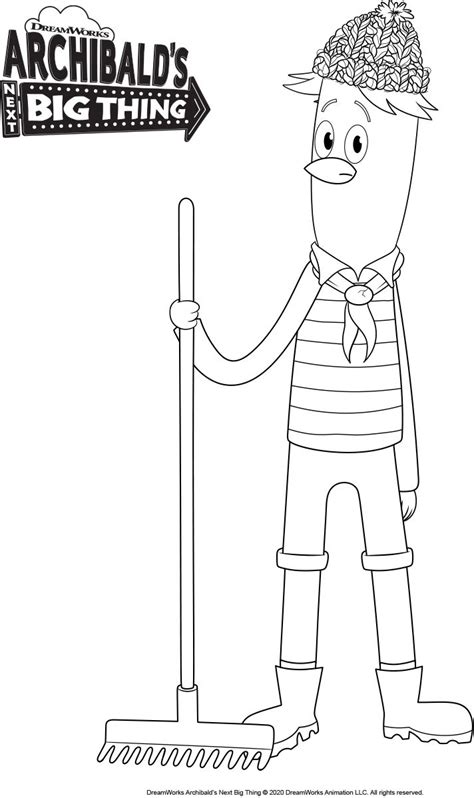Thing 1 & thing 2 printable craft notes. Coloring Sheet | ARCHIBALD'S NEXT BIG THING | Dreamworks ...