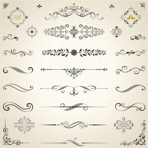 Filigree Clip Art Vector Images And Illustrations Istock