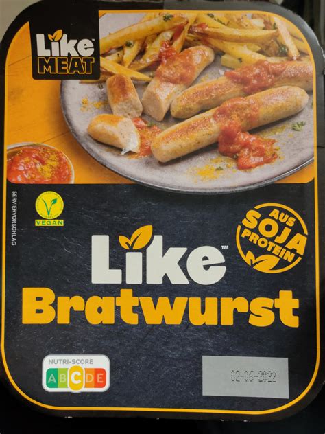 Like Bratwurst Aus Soja Protein Like Meat 200 G