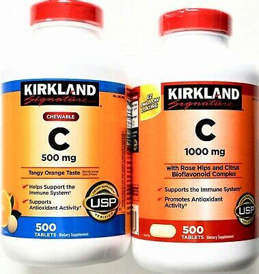 ✅ vitamin c protection against immune system deficiencies. Kirkland Signature Vitamin C 1000mg with Rose Hips Tablets ...