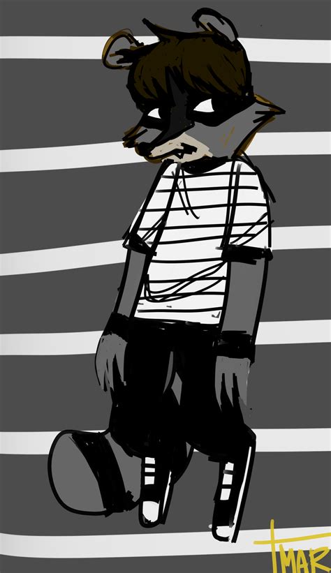 The One True Emo Raccoon By Beagleamarelo On Deviantart