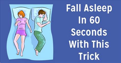 Have Trouble Falling Asleep Fall Asleep In 60 Seconds With This Neat Trick