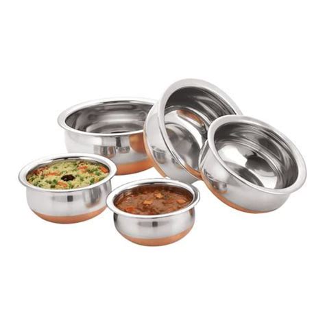 Buy Bb Home Stainless Steel Copper Bottom Cook And Serve Handi Parpu