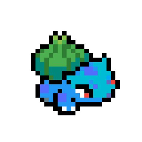 Minecraft Pixel Art Pokemon Bulbasaur
