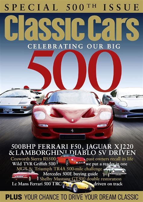 classic car magazine covers
