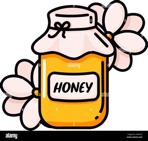 Honey Jar Illustration