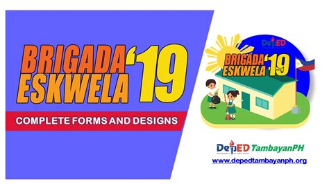 Brigada Eskwela 2019 Forms And Official Designs Teacher Ph Resources