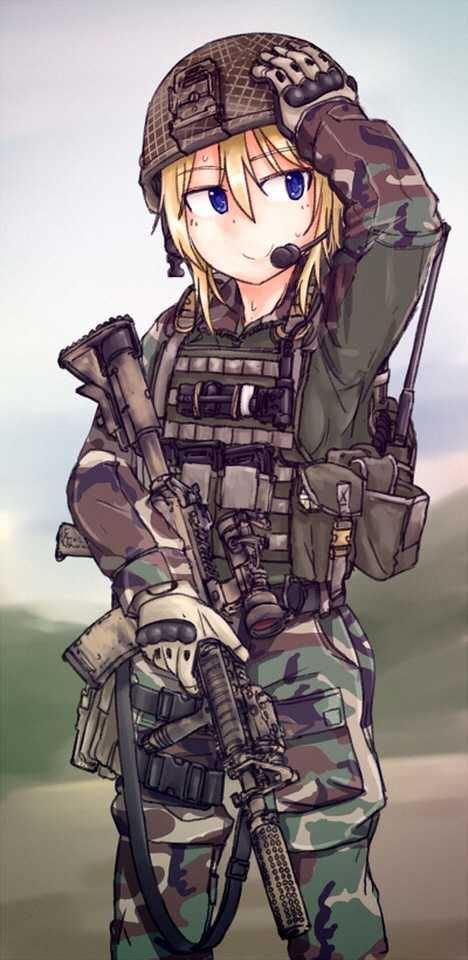 Military Girls Part 17 Us Marines Imgur Military Girl Anime