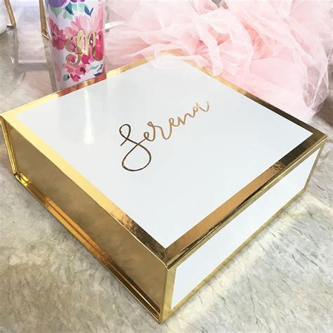 Personalized Bridal Party Gift Boxes Are A Stylish Way To Package Gifts