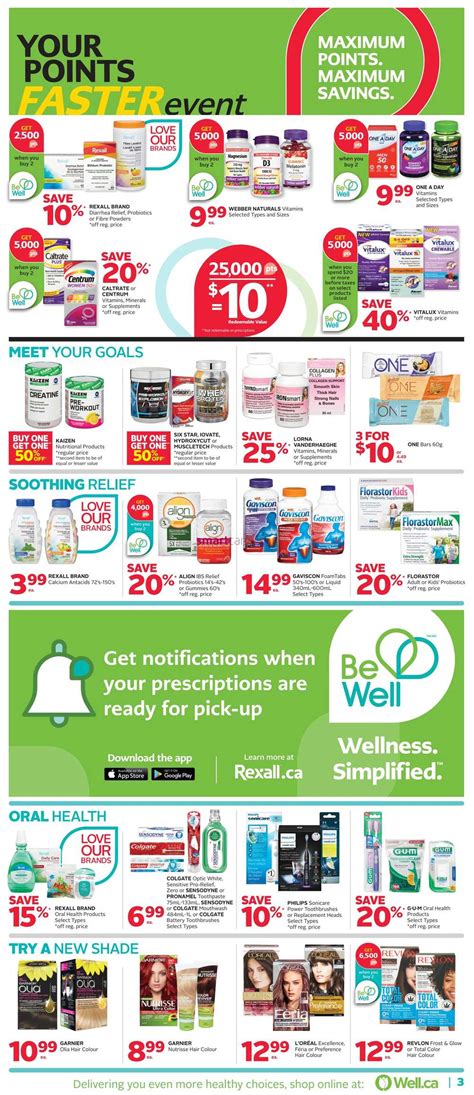 Rexall On Flyer July 10 To 16 Rexall Pharmaplus Flyer