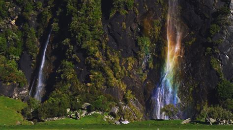 New Zealand Waterfall Bing Wallpaper Download