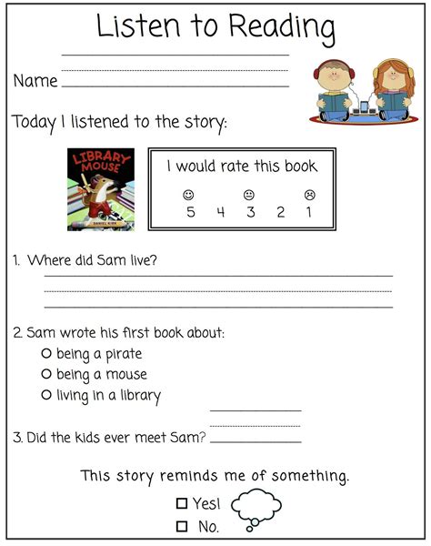 Listening Comprehension Worksheets Printable Word Searches