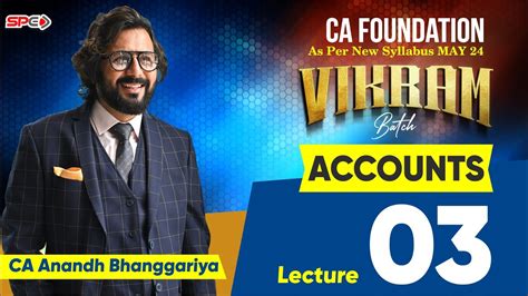 Ca Foundation Accounts New Syllabus For June Vikram Batch