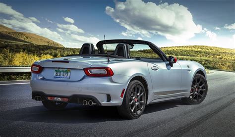 Fiat abarth 595 has climate control system, six speaker stereo, mp3 player, usb and aux ports abarth 595 offers the best in entertainment technology with the uconnect® radio nav touch 5'. 2019 Fiat 124 Spider Abarth Gets Juicy New Options