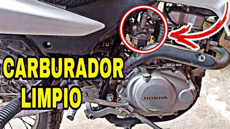 COMO LIMPIAR EL CARBURADOR DE UNA MOTO HONDA XR150 EL VIELZA YouTube