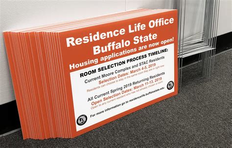 Buffalo State College Lawn Signs Buffalo Design And Printing