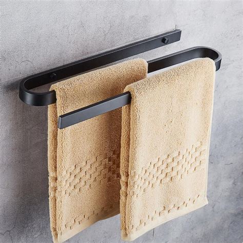 Unique Design Aluminum Alloy Wall Mounted Towel Bar Holder Bathroom