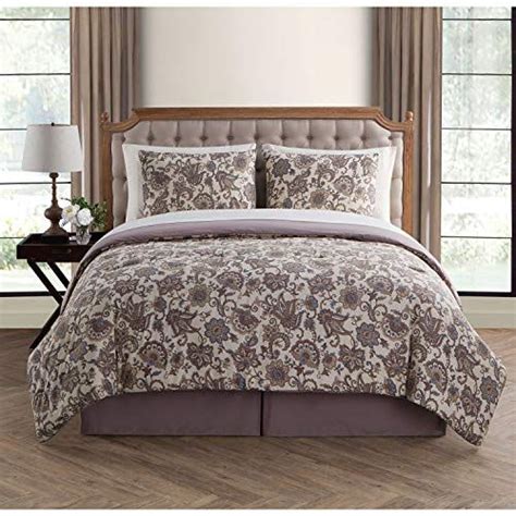 Vcny Home Avon Floral 8 Piece Bed In A Bag Comforter Set King Multi