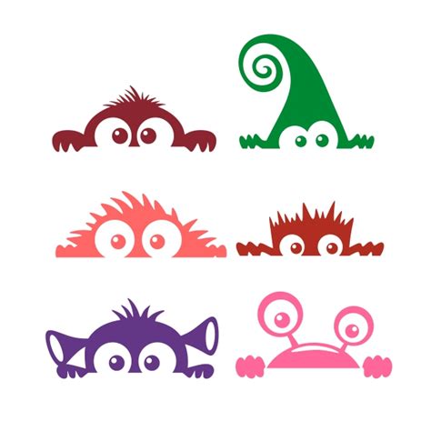 Download Monster Decal Cuttable Design