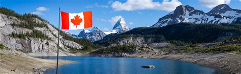 Beautiful Panoramic View Of Og Lake In The Iconic Mt Assiniboine