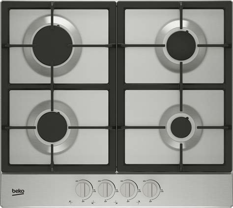 Beko Bctg24400ss 24 Inch Gas Cooktop With 4 Sealed Burners Continuous