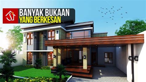 Rumah Minimalis Modern 2 lantai 5 Kamar Tidur di Lahan ...