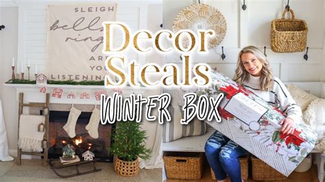 Decor Steals Winter 2022 Steal It Box Youtube