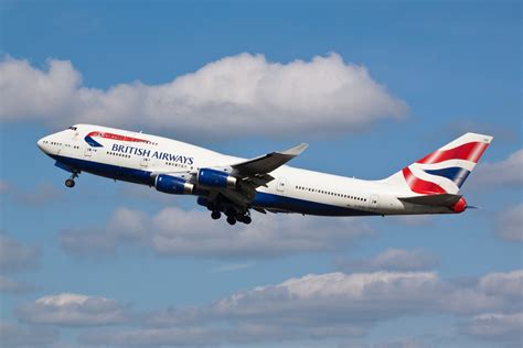 British airways plane taking off at heathrow airport on cloudy d. British Airways plane circles over west Wales - The ...