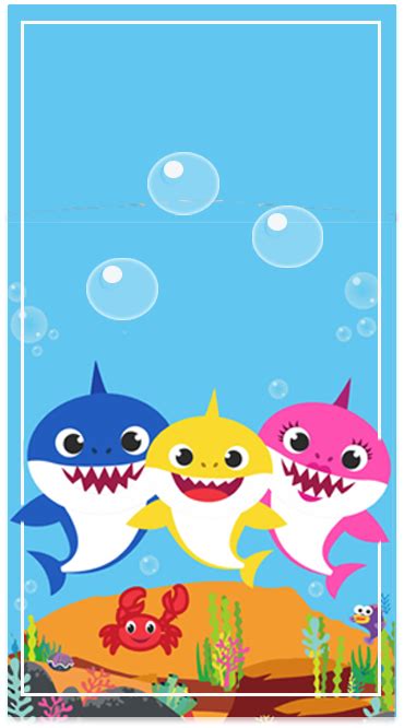 Kit Imprimible Candy Bar Baby Shark Para Cumpleaños Invitaciones
