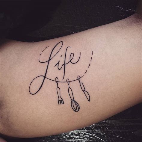 Skull tattoos inspired by the aztec culture are incredibly intricate, artistic, and creative. Baking tattoo, Culinary tattoos, Baker tattoo