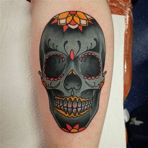 Sugar Skull Tattoo Designs Candy Skull Meaning