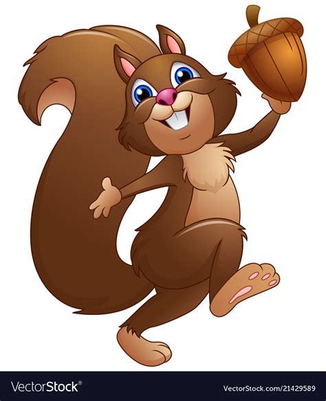 Happy Squirrel Clipart For Kids