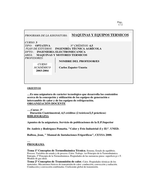 56 Maquinas Y Equipos Termicos Pdf Calor Transferencia De Calor