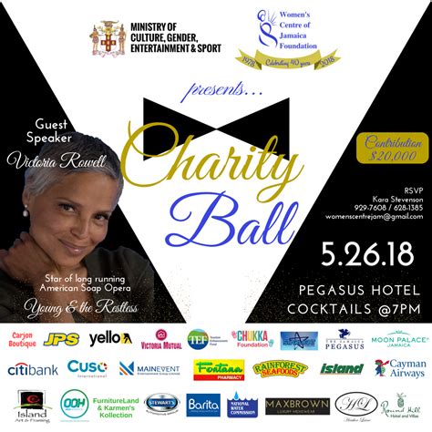 Wcjf 40th Anniversary Charity Ball Womens Centre Of Jamaica Foundation