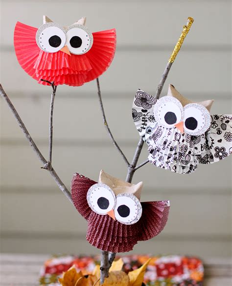 Cute Owl Centerpiece Display With Images Owl Crafts Owl