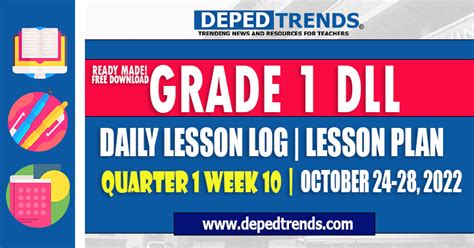 St Quarter Grade Daily Lesson Log Sy Dll