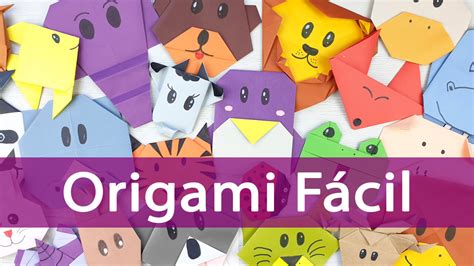 Origami Fácil Para Niños ¡30 Animales De Papel Manualidades Play