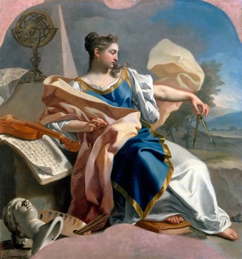 Francesco De Mura Allegory Of The Arts 1747 50 Painting