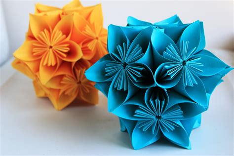 How To Make Beautiful Origami Kusudama Flowers