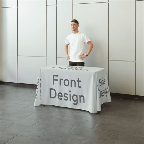 Custom Tablecloths Trade Show Table Covers Vistaprint Custom Table