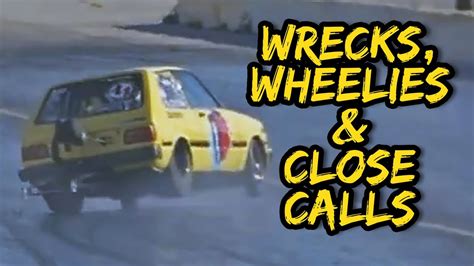 Drag Racing Wrecks Wheelies And Close Calls Compilation 2 Youtube